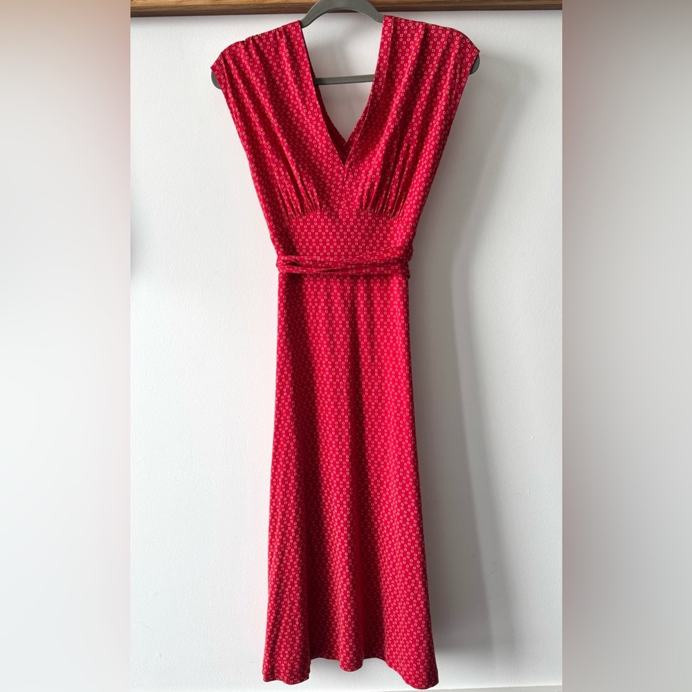 Banana Republic Red Backless Dress - Picture 2 of 6